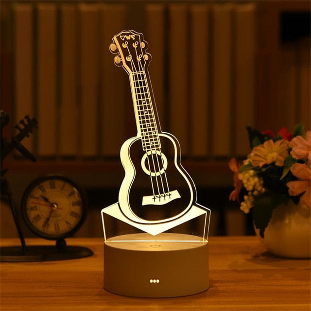 AFINMEX™ 3D Acrylic Led Lamp for Home