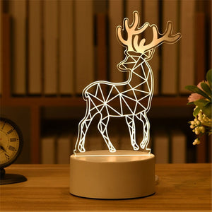 AFINMEX™ 3D Acrylic Led Lamp for Home