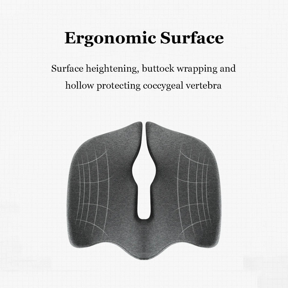 Afinmex™ Memory Foam Seat Cushion  Orthopedic  Pillow