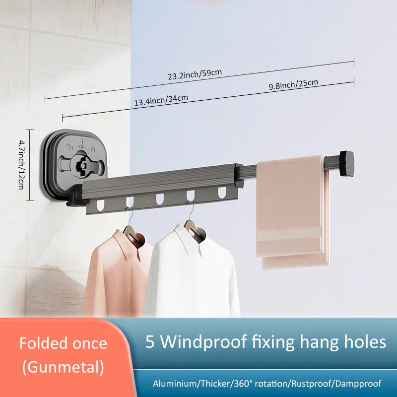 Afinmex™ Retractable Clothes Drying Rack