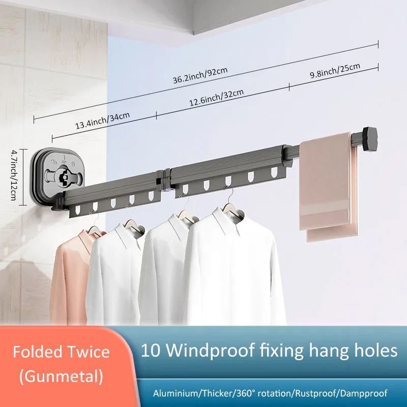 Afinmex™ Retractable Clothes Drying Rack