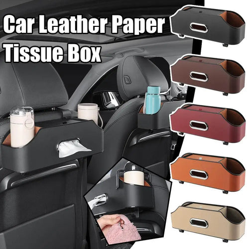 Afinmex™ Car Multifunctional Leather Storage Box