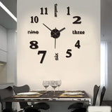 Afinmex™ 3D Wall Decal Decorative Clock