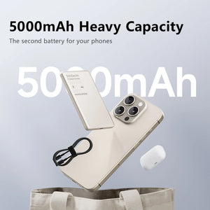 Afinmex™ Ultra-thin Magnetic Wireless Power Bank Two-way Fast Charging Mobile Power Supply