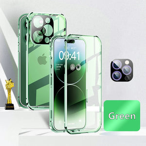 Afinmex™  Double Sided Glass Case For iPhone
