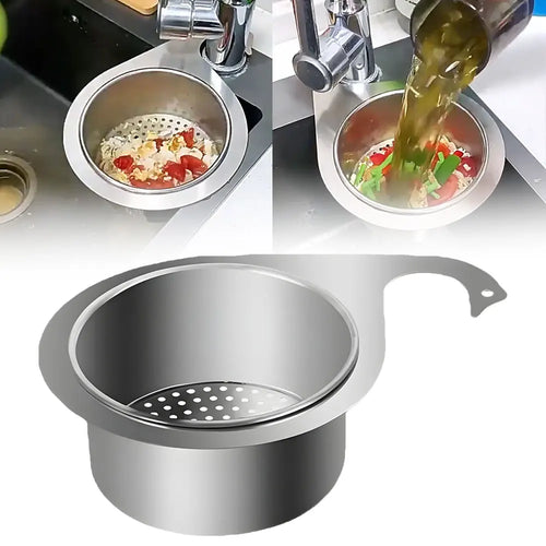 Afinmex™ Stainless Steel Swan Sink Strainer Basket