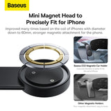 Afinmex™ Magnetic Holder Car Phone Holder Stand Foldable Telephone Support Mount for Iphone 12 13 14 Pro Max For Samsung S23