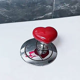 Afinmex™ Heart Shaped Toilet Press Button