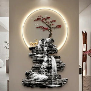 Afinmex™ Home Decor Wall Surface Crystal Porcelain